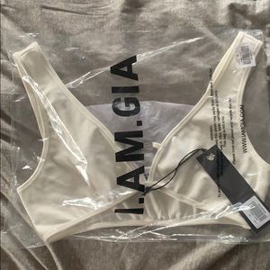 I.AM.GIA White Lucid Top